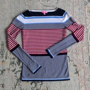 Lilly Pulitzer Cotton Soft Striped Sweater